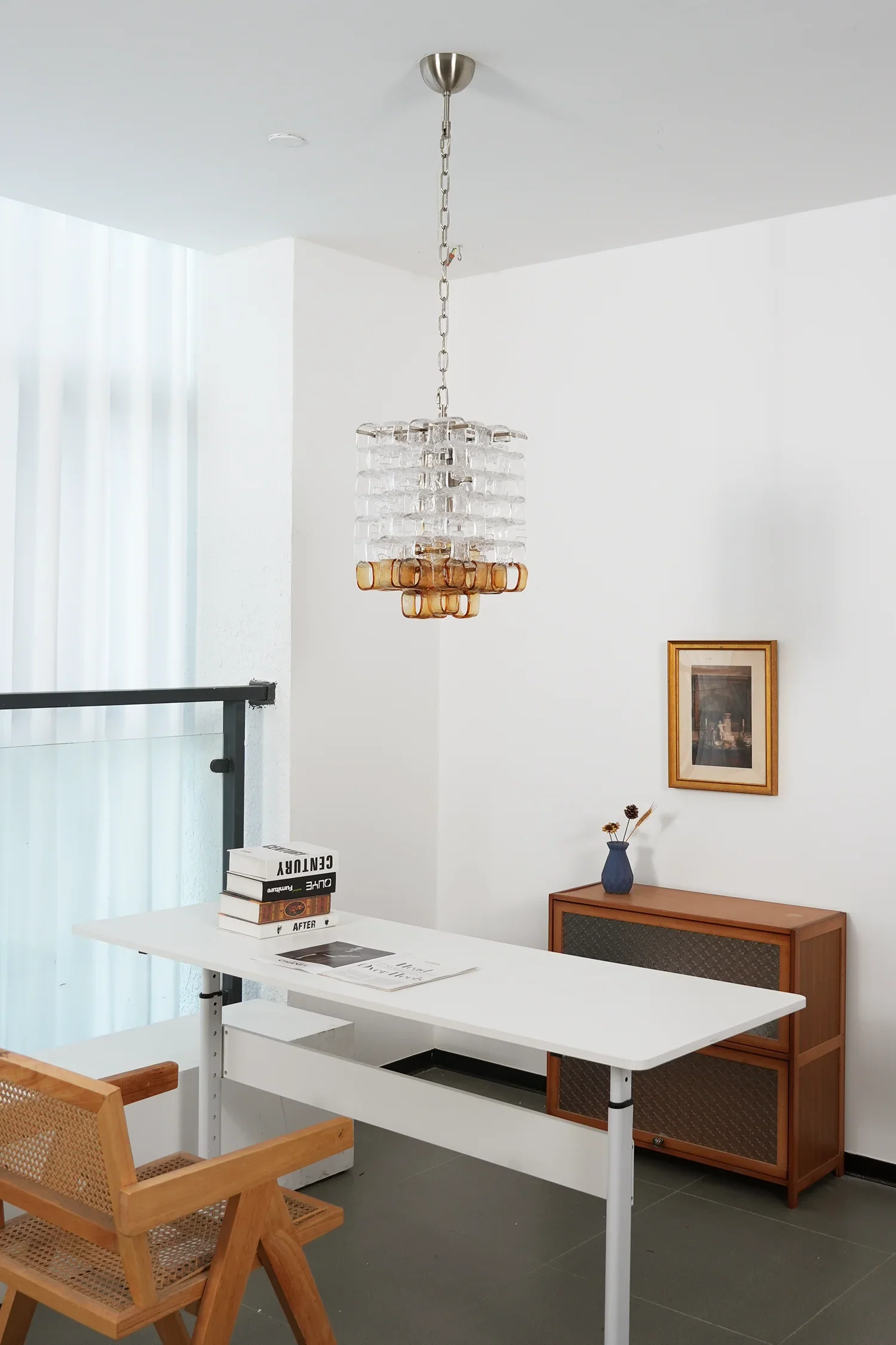 Ice Cube Glass Murano Chandelier - Image 11