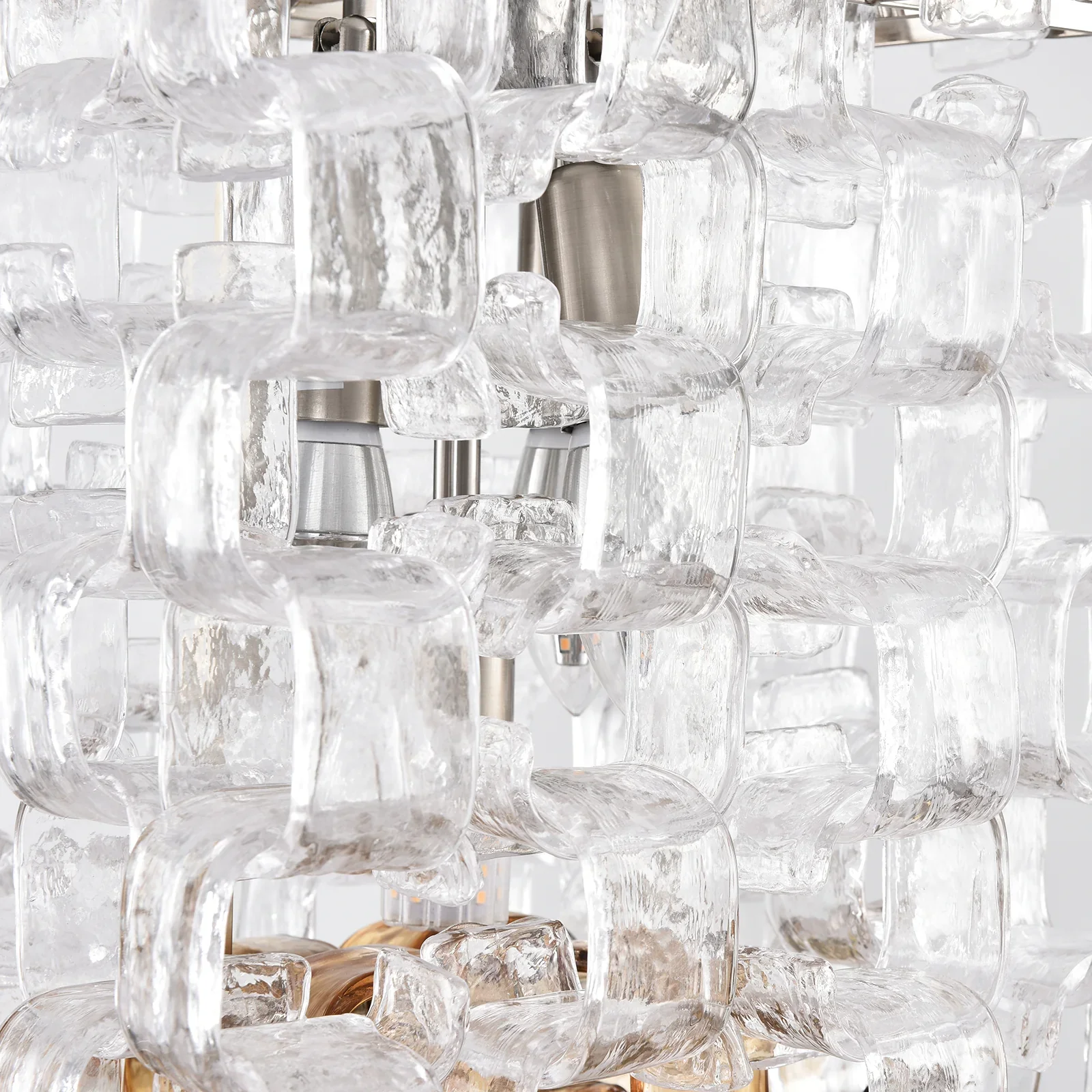Ice Cube Glass Murano Chandelier - Image 16
