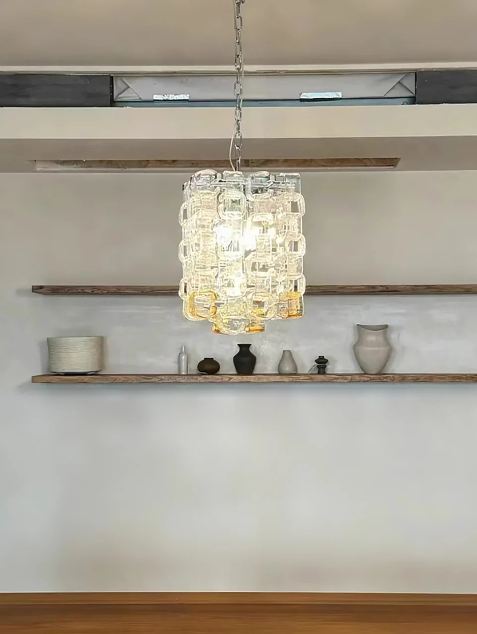 Ice Cube Glass Murano Chandelier - Image 6