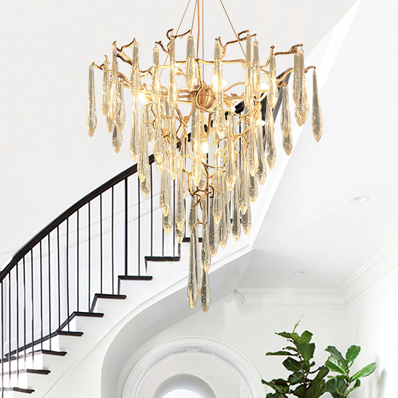 Icicle Crystal Chandelier - Image 20