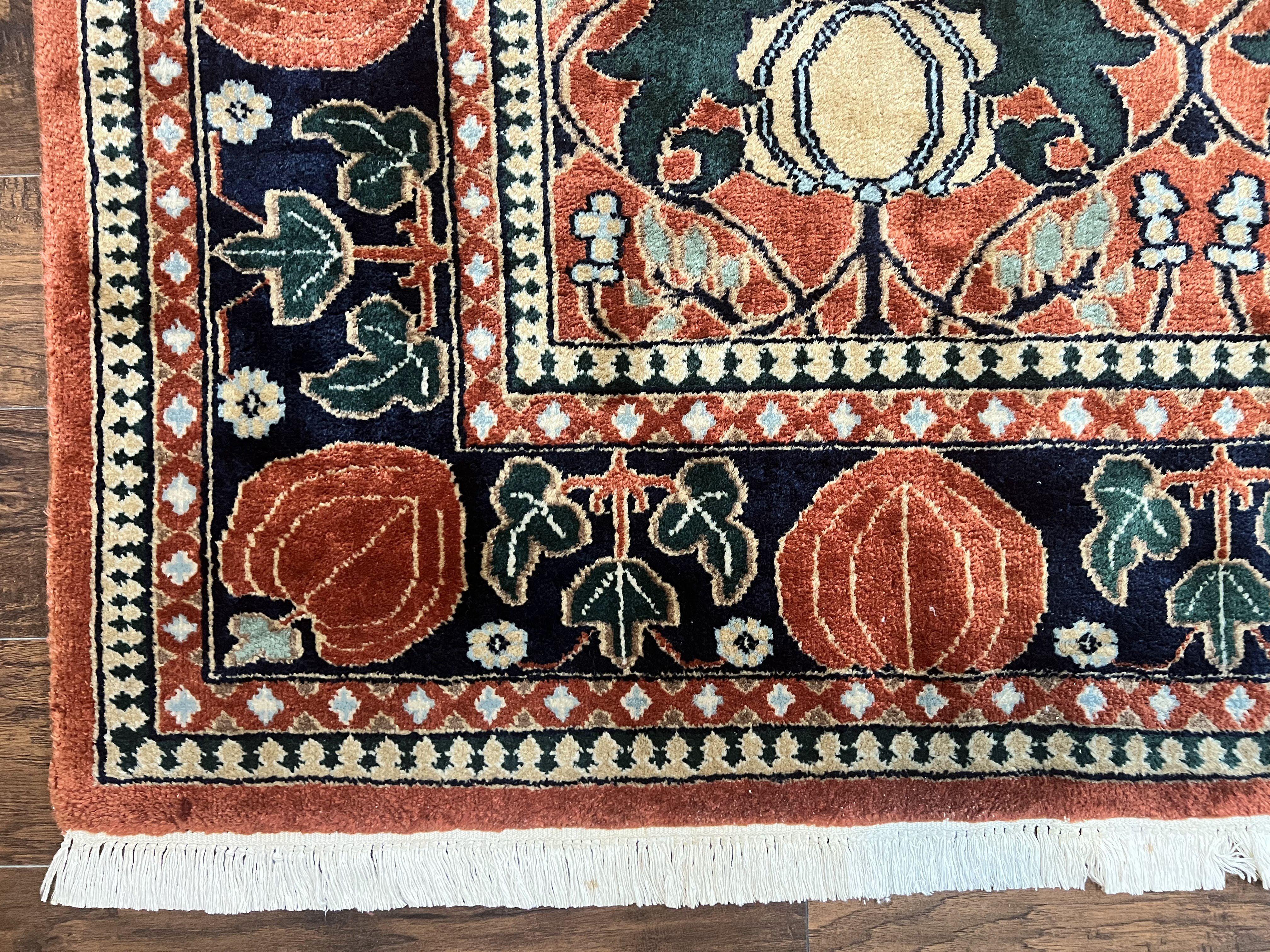 Indo Persian Bidjar Rug 8x10, Red and Black, Handmade Vintage Wool Carpet - Image 8