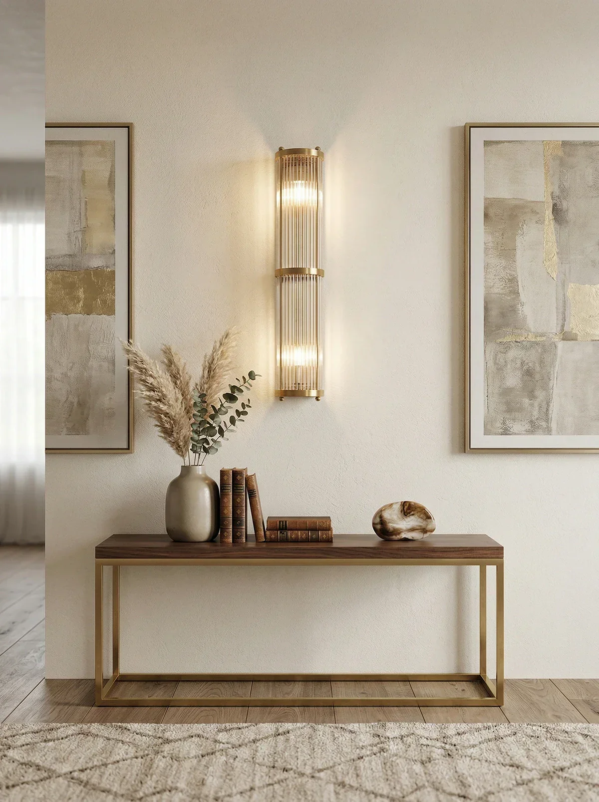 Jadssox Crystal Column Wall Light - Image 2