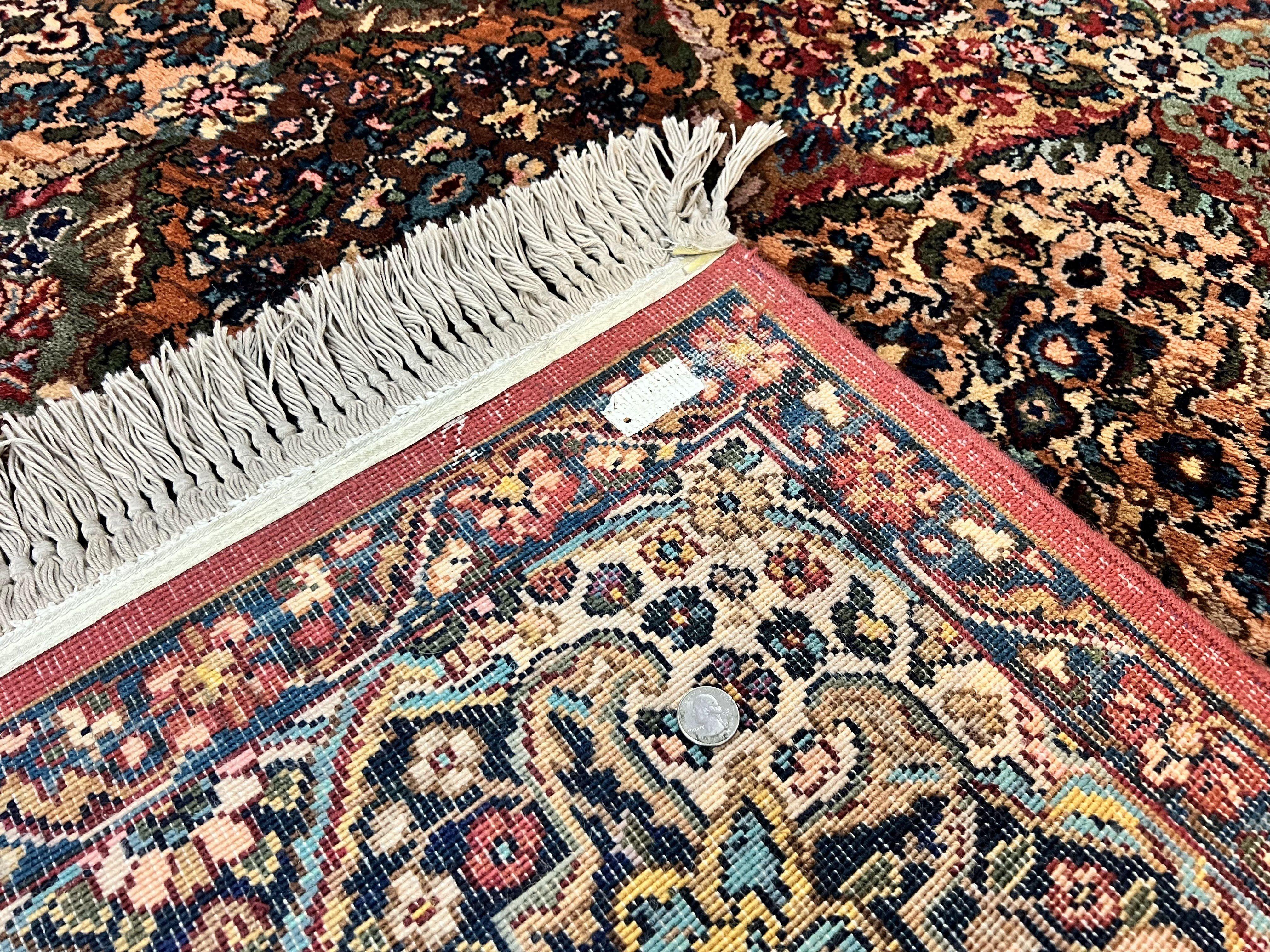 Karastan Multicolor Panel Kirman Rug #717, Wool Karastan Rug 12 x 16, Extra Large Karastan Area Rug, Original Karastan Collection 700 Series - Image 11