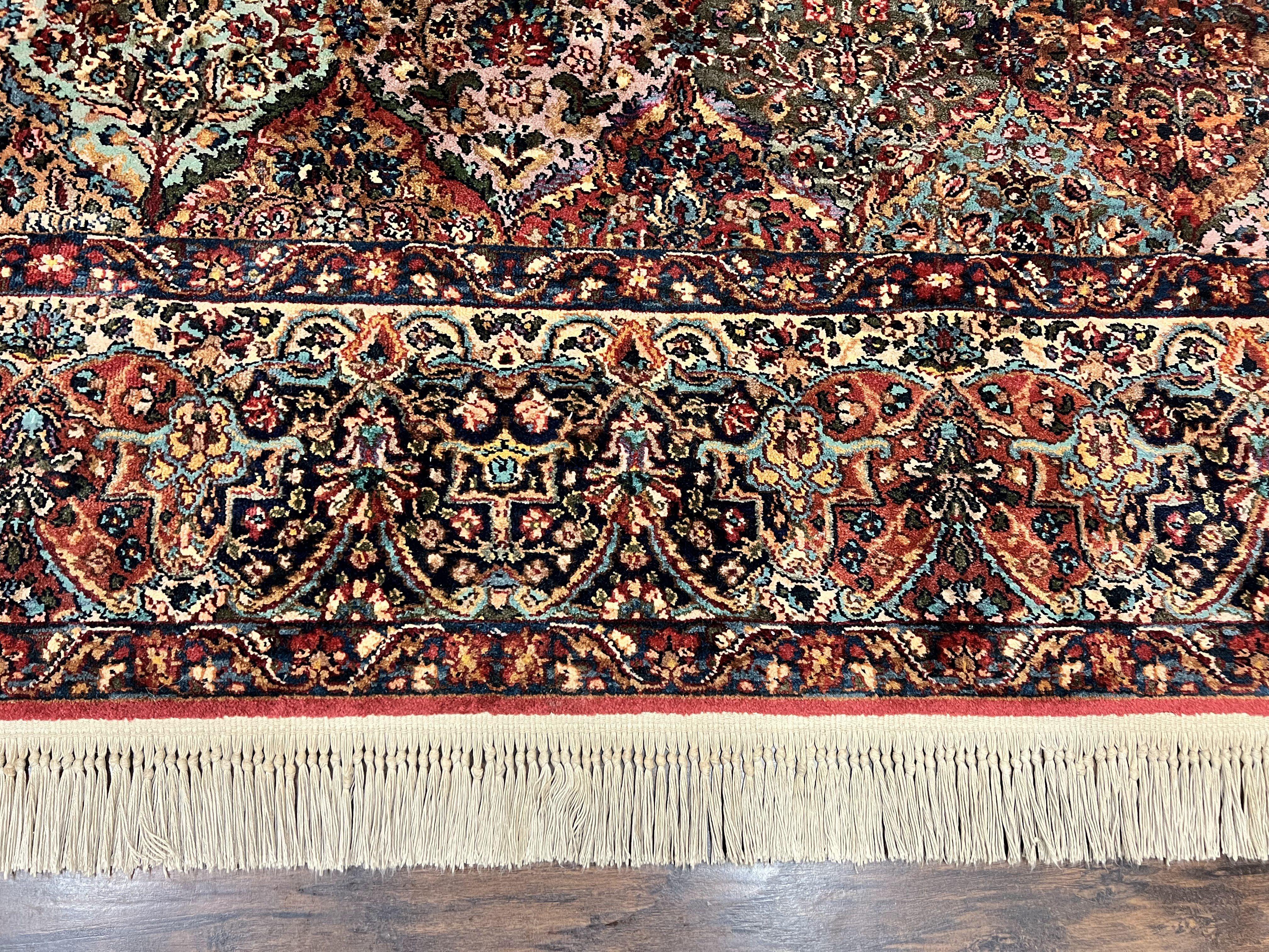 Karastan Multicolor Panel Kirman Rug #717, Wool Karastan Rug 12 x 16, Extra Large Karastan Area Rug, Original Karastan Collection 700 Series - Image 6