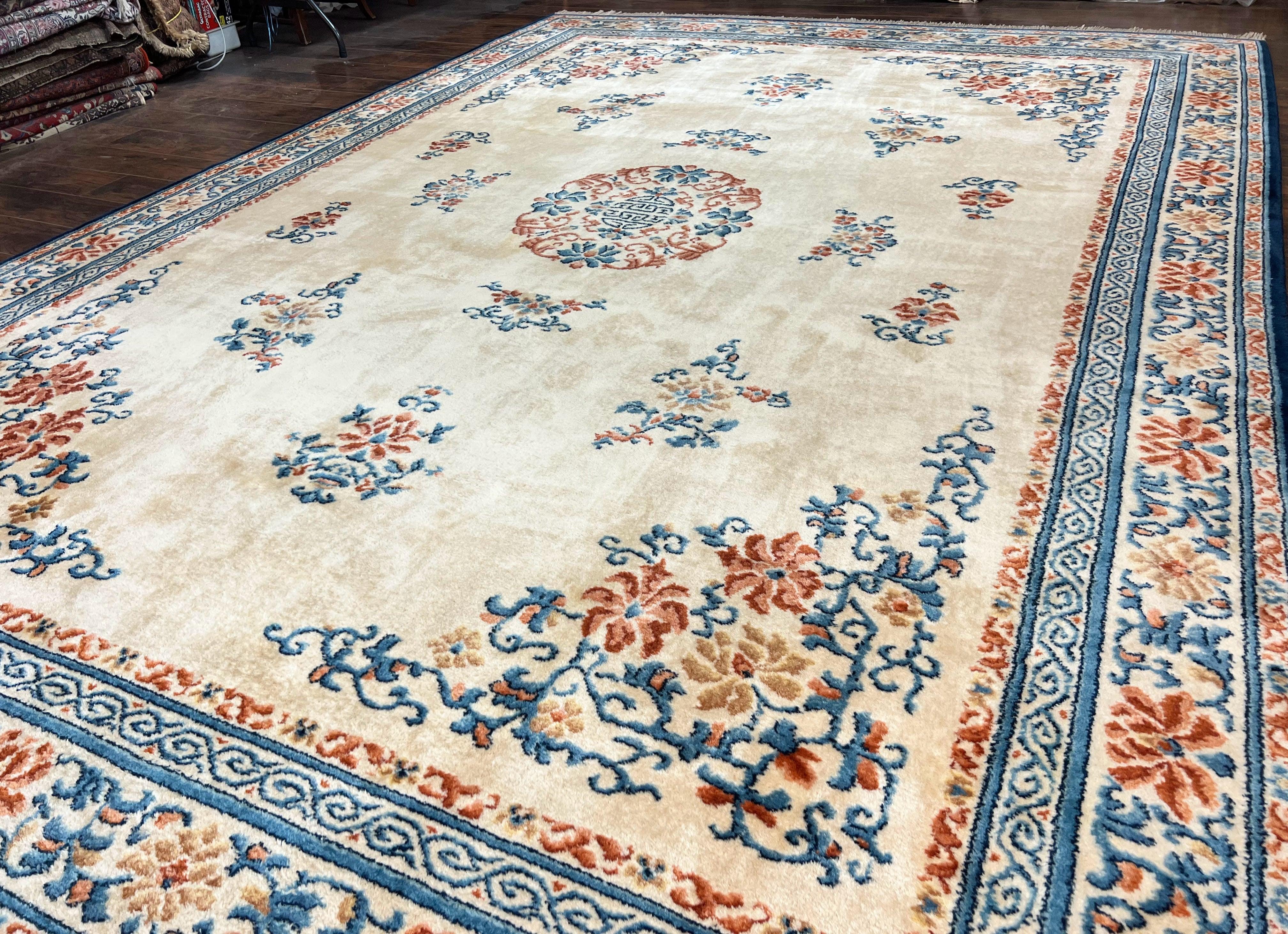 Karastan Rug 10x14 Chinese #718, Vintage Original 700 Series Wool Pile Karastan Carpet, Asian Oriental Rug, Rare - Image 12