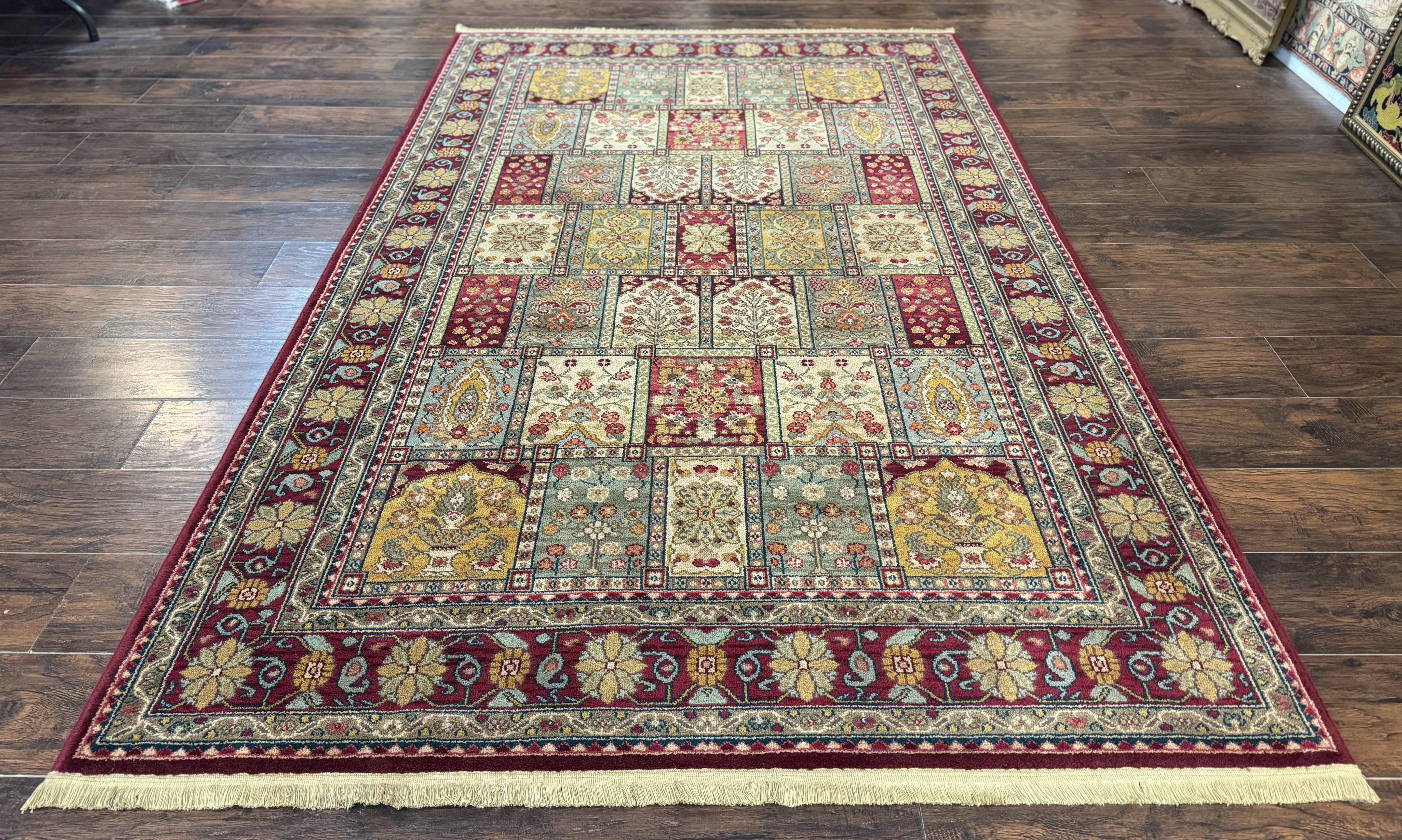Karastan Rug 5.9 x 9 Antique Legends Bakhtiyari#2200-202, Karastan Area Rug, Wool Pile Vintage Karastan Carpet