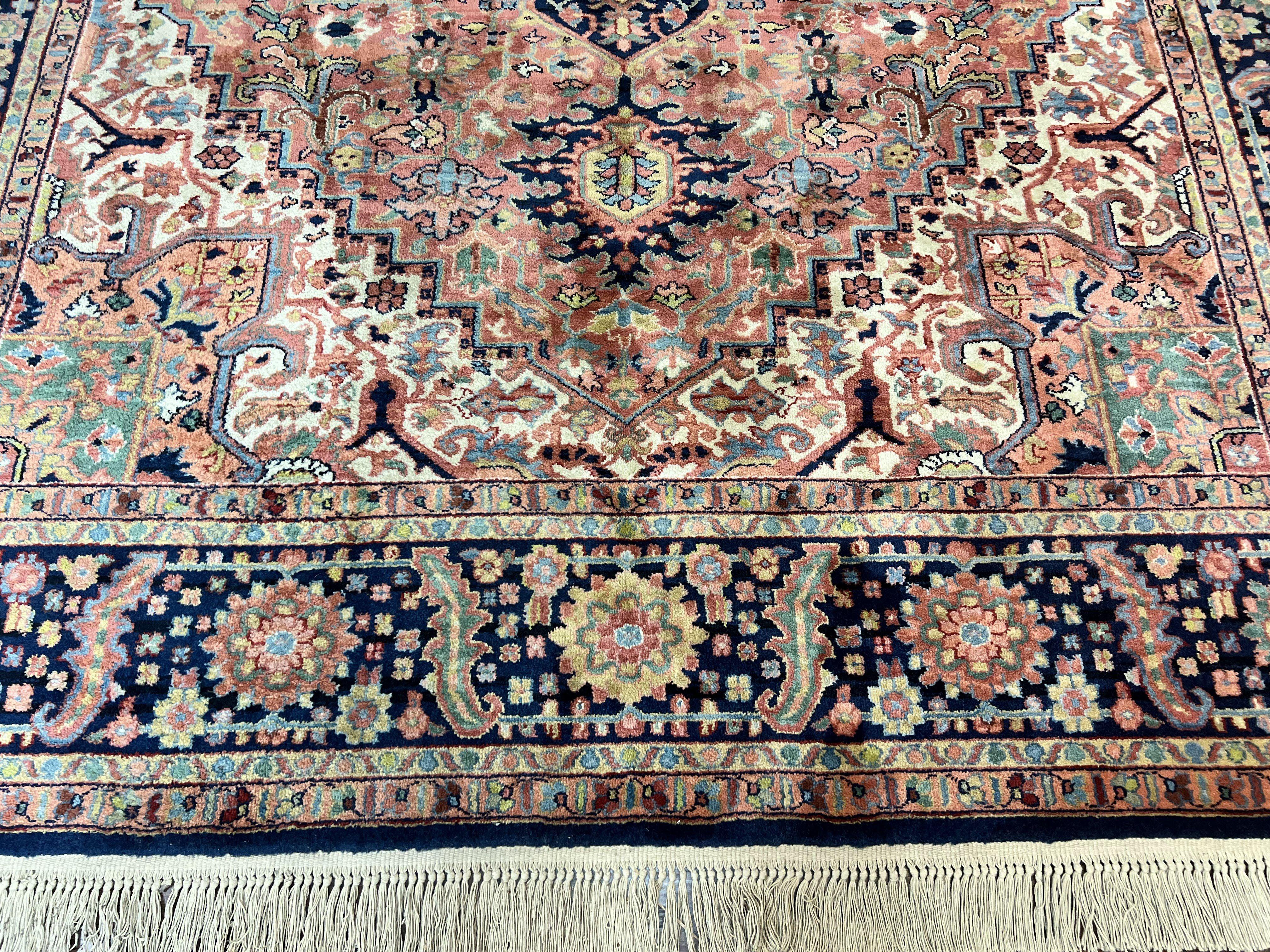 Karastan Rug 8.8 x 12, Karastan Heriz #726, Wool Pile Karastan Area Rug, Rare Hard to Find, Original 700 Series - Image 5