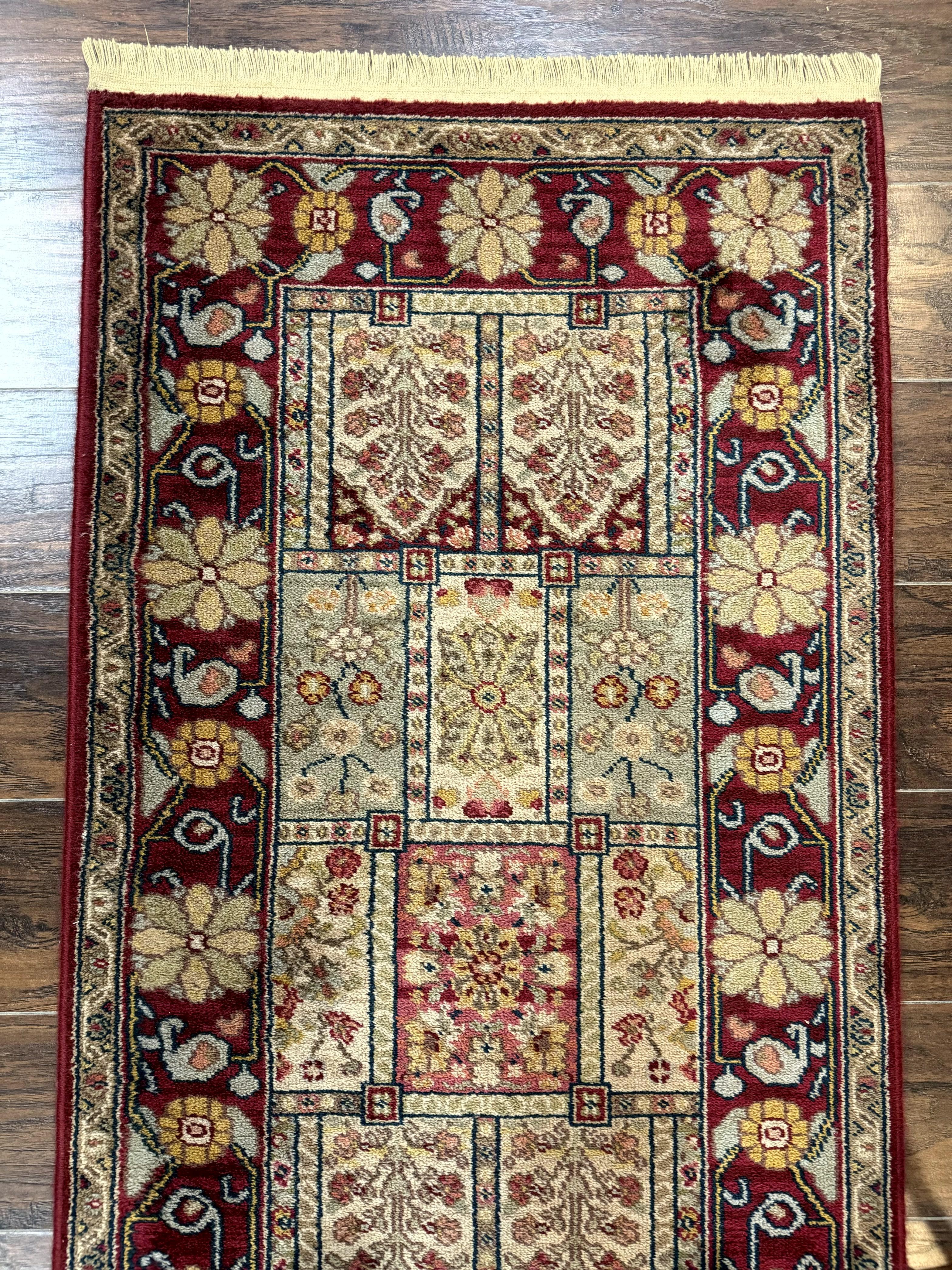Karastan Runner Rug 2.6 x 8.6, Antique Legends Bakhtiari 2200, Vintage Wool Karastan Runner Rug, Panel Design - Image 6