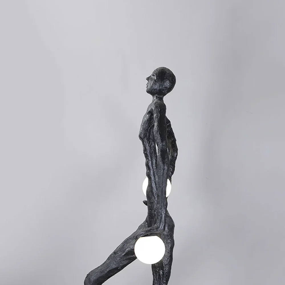 Kicking Ball Sculpture Character Floor Lamp - Image 12