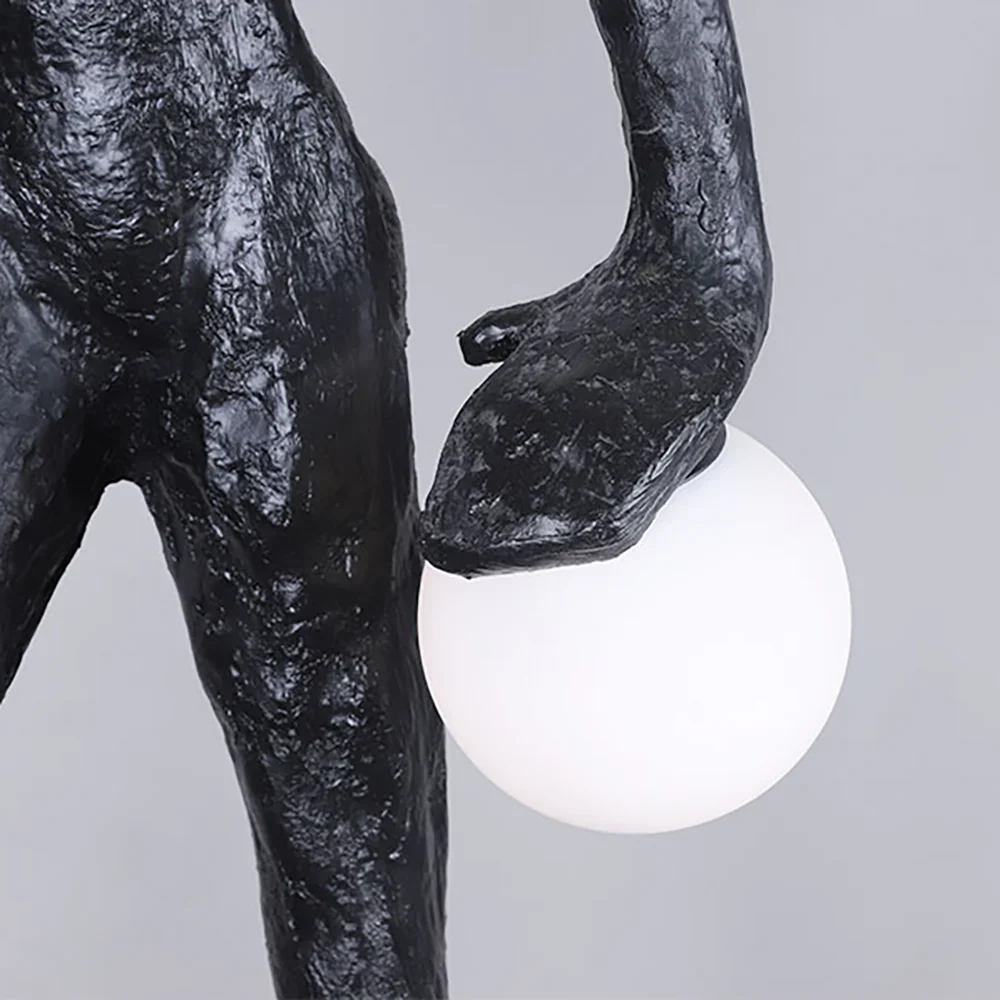 Kicking Ball Sculpture Character Floor Lamp - Image 13