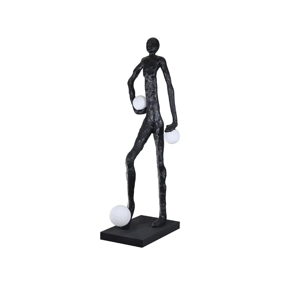 Kicking Ball Sculpture Character Floor Lamp - Image 17