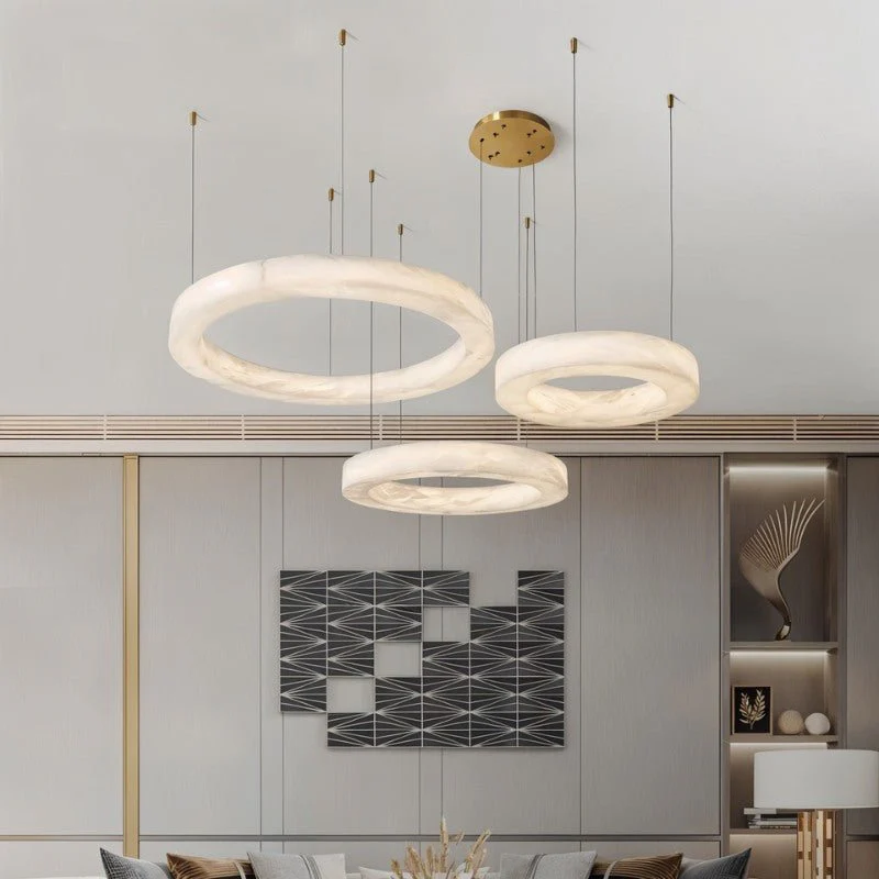 Kyklos Alabaster Chandelier - Image 3