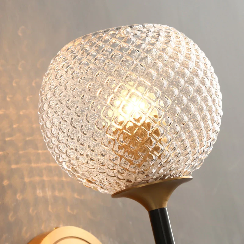 Lattice Glass Wall Sconce - Image 11