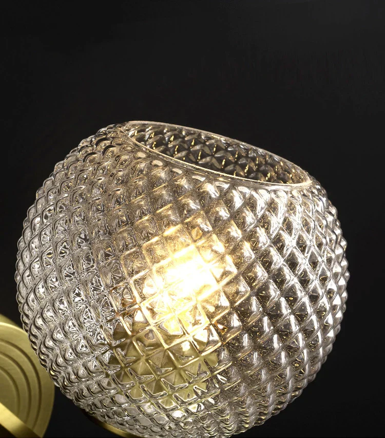 Lattice Glass Wall Sconce - Image 12