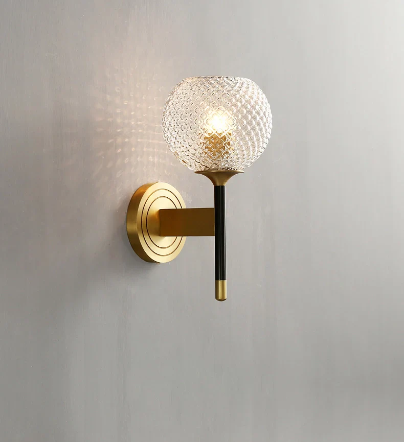 Lattice Glass Wall Sconce - Image 23
