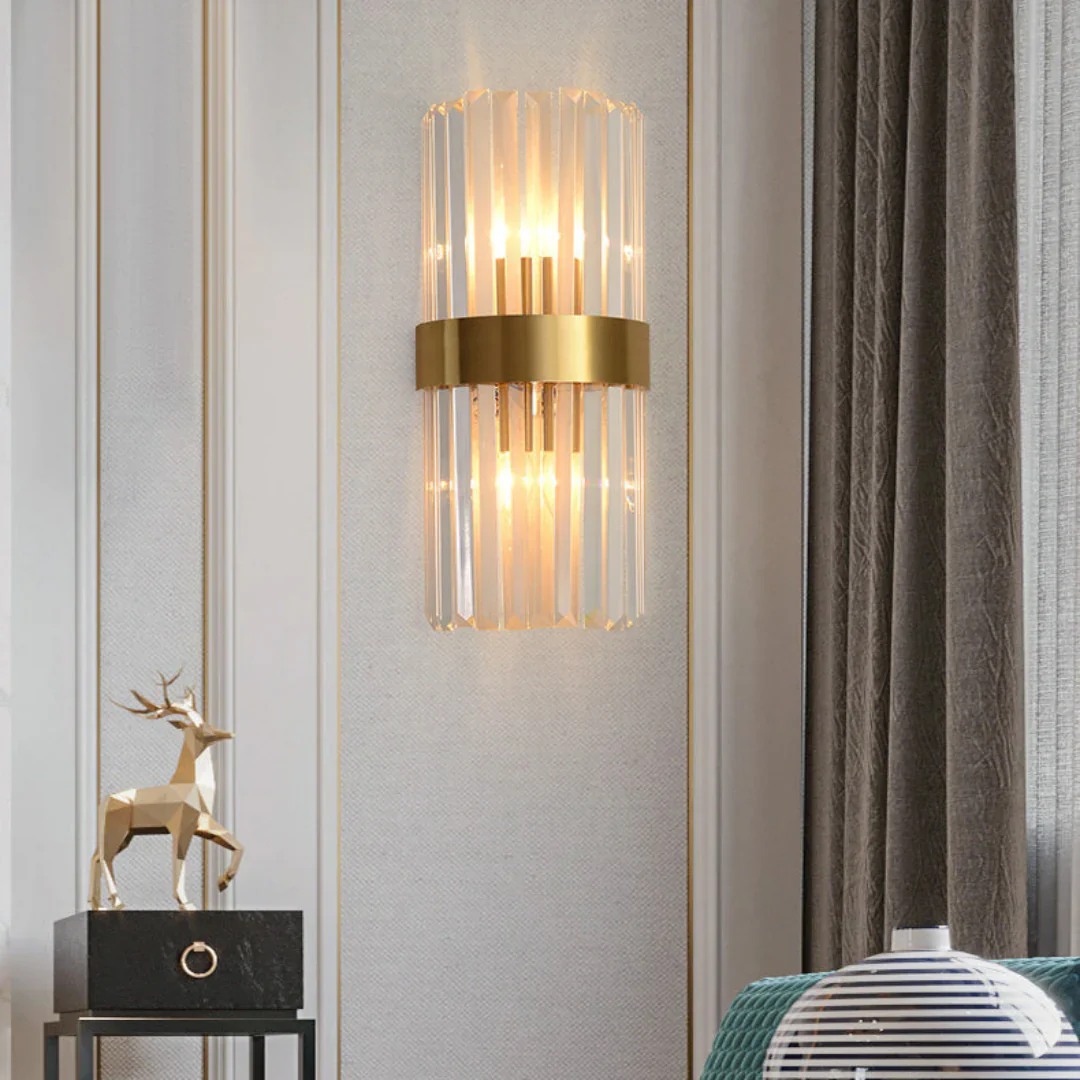 Laylq Cylinder Crystal Wall Light - Image 4