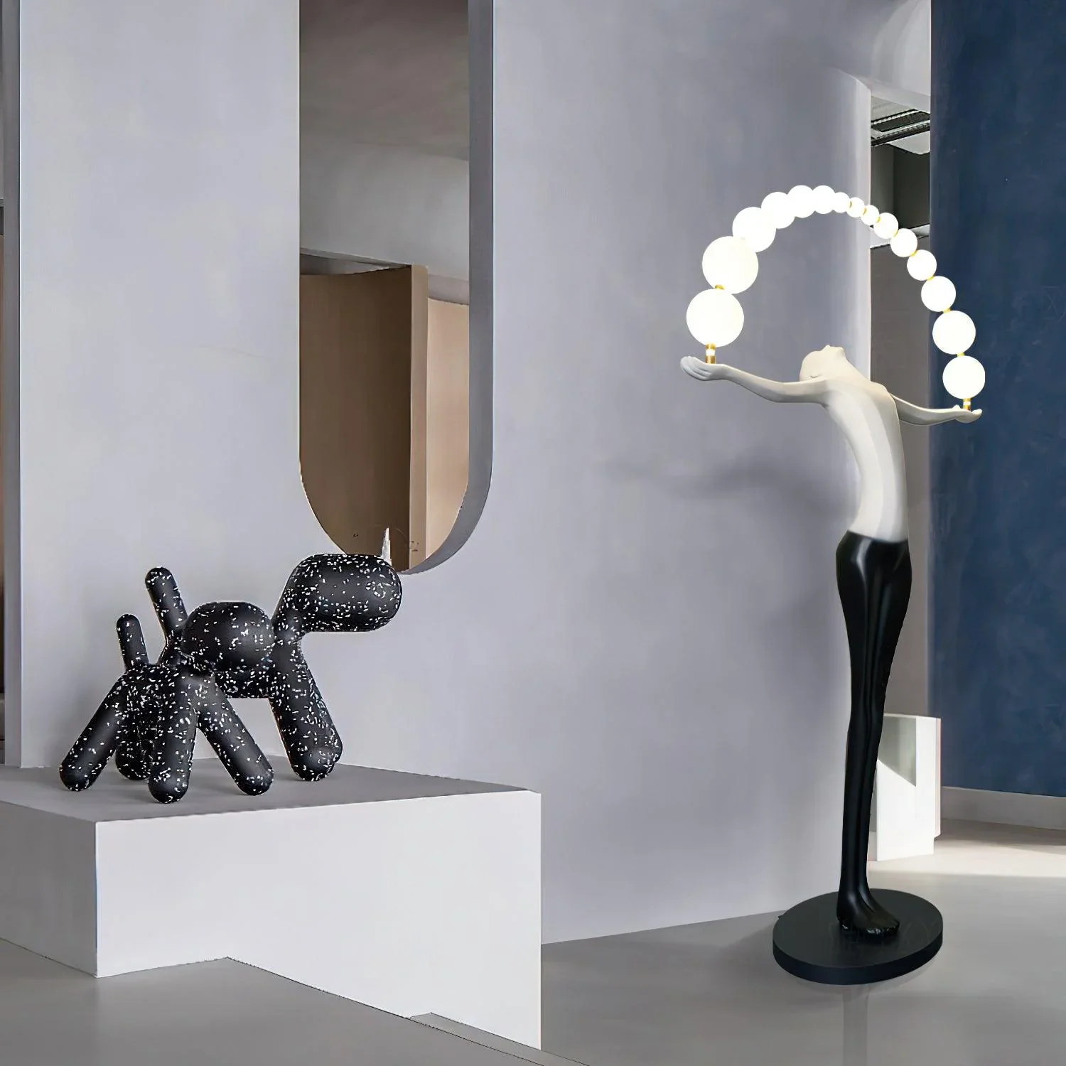 Liberty Sculpture Figure Floor Lamp - Image 10