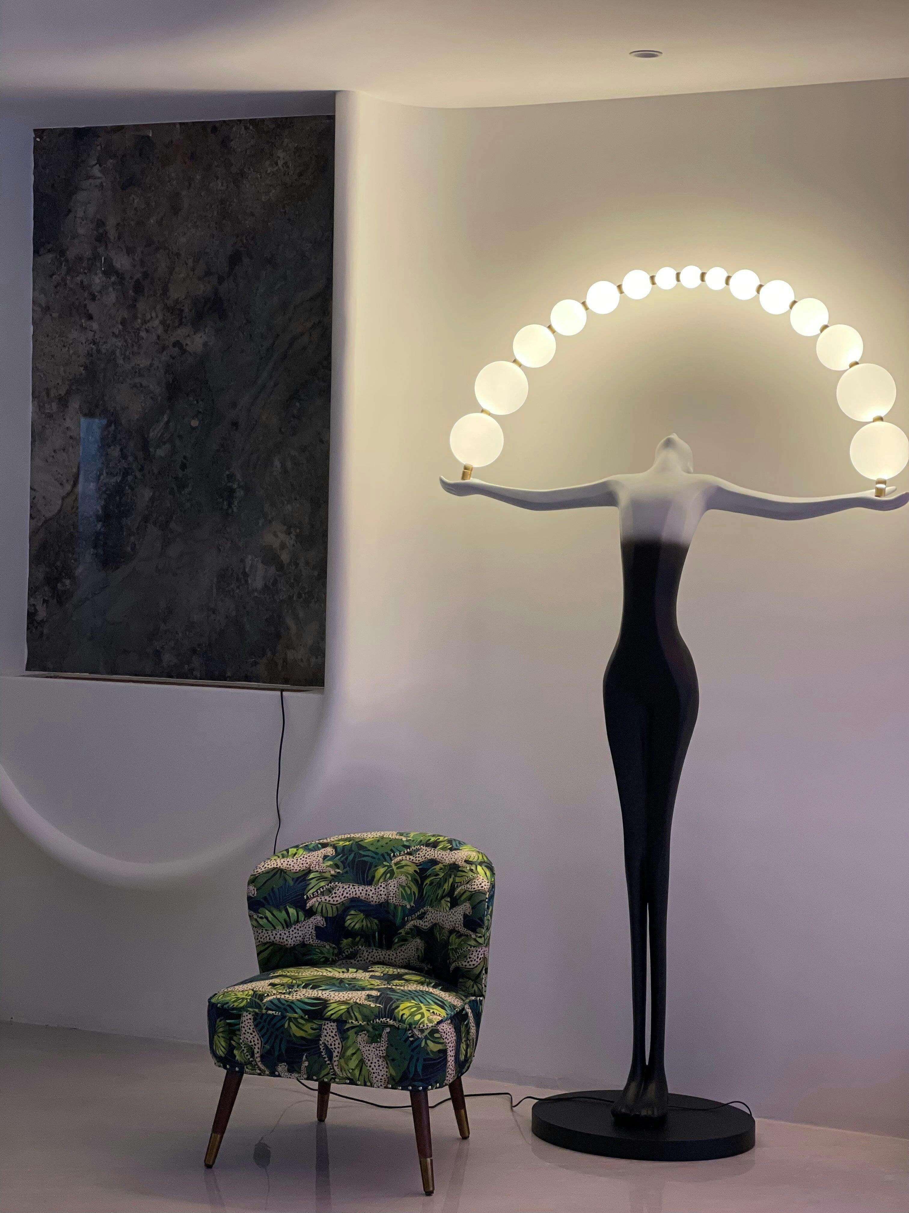 Liberty Sculpture Figure Floor Lamp - Image 11