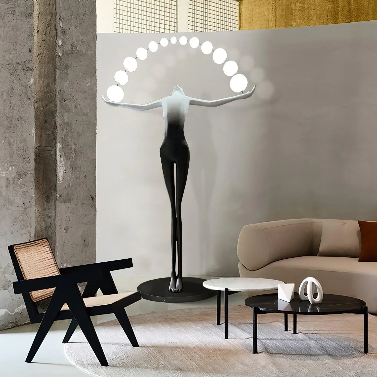 Liberty Sculpture Figure Floor Lamp - Image 4