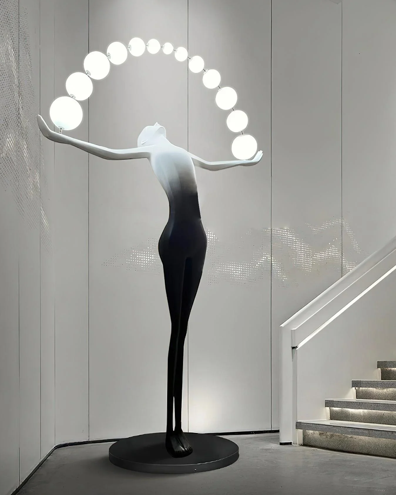 Liberty Sculpture Figure Floor Lamp - Image 5