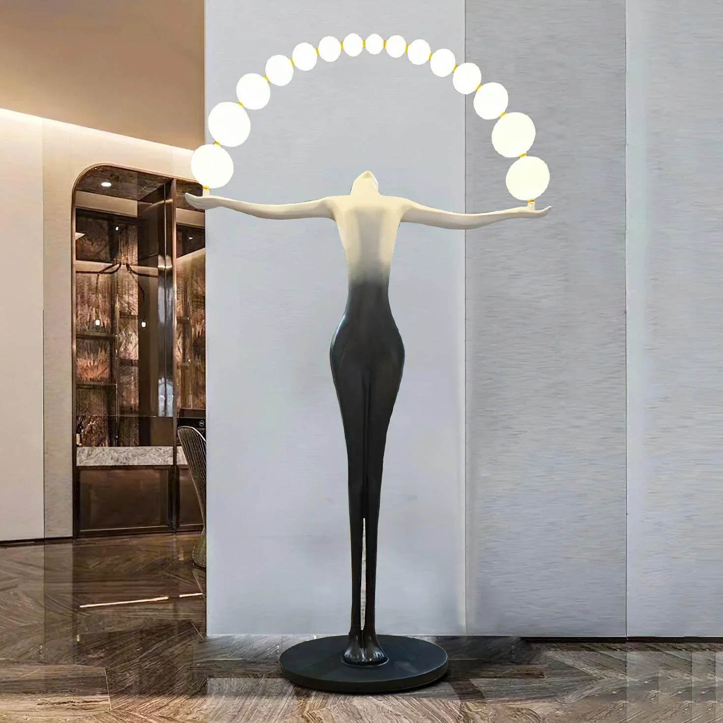 Liberty Sculpture Figure Floor Lamp - Image 7