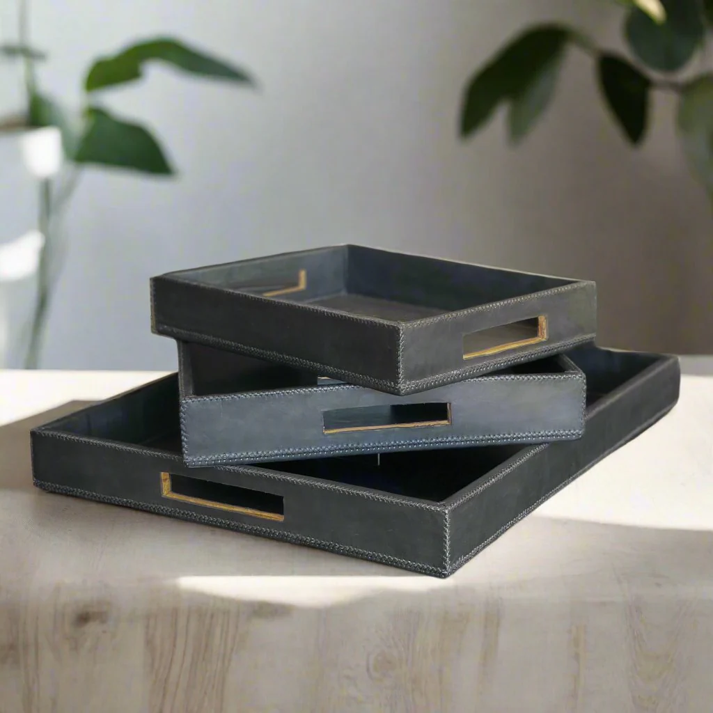 Libros | Large Rectangle Ottoman Tray - Image 2