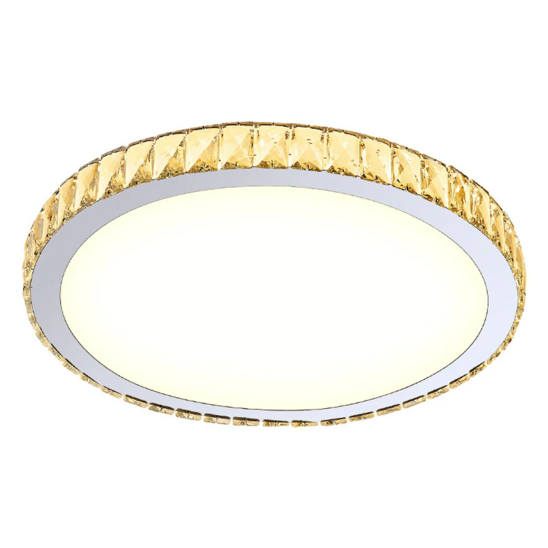 Light Luxury Round Crystal Ceiling Lamp - Image 20