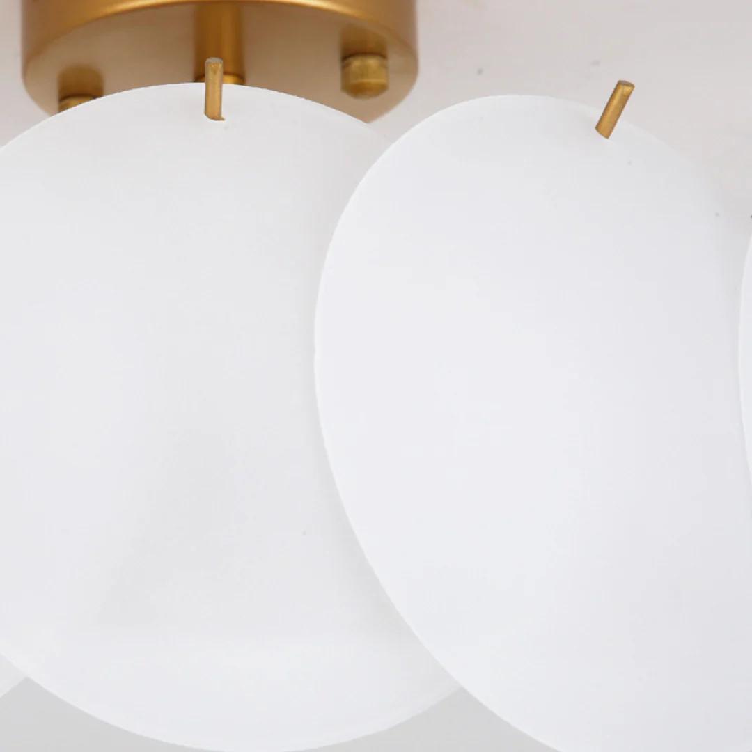 Light Luxury Round Glass Ceiling Lamp - Image 12