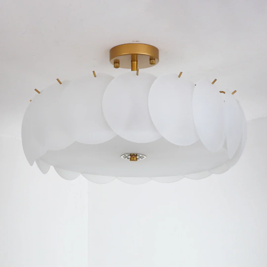 Light Luxury Round Glass Ceiling Lamp - Image 17