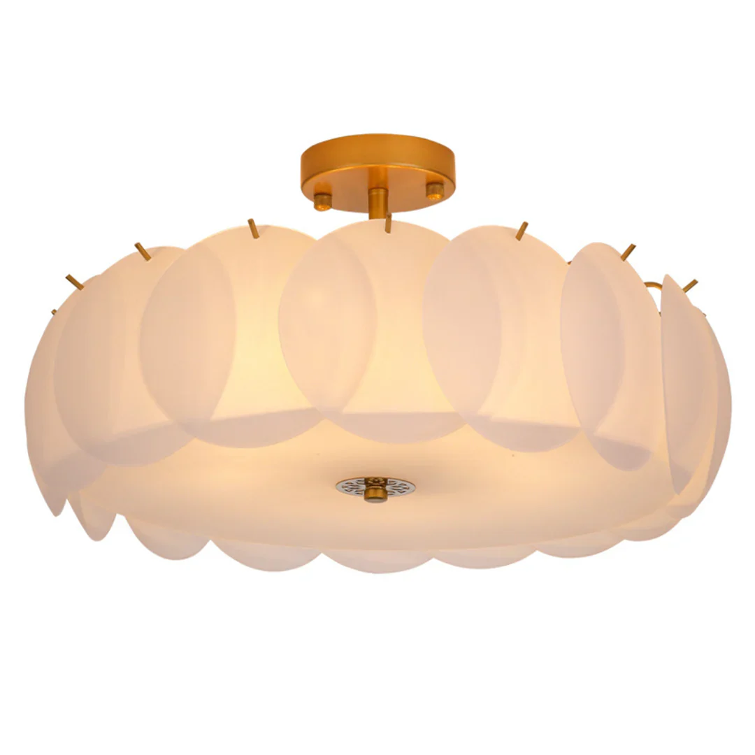 Light Luxury Round Glass Ceiling Lamp - Image 18