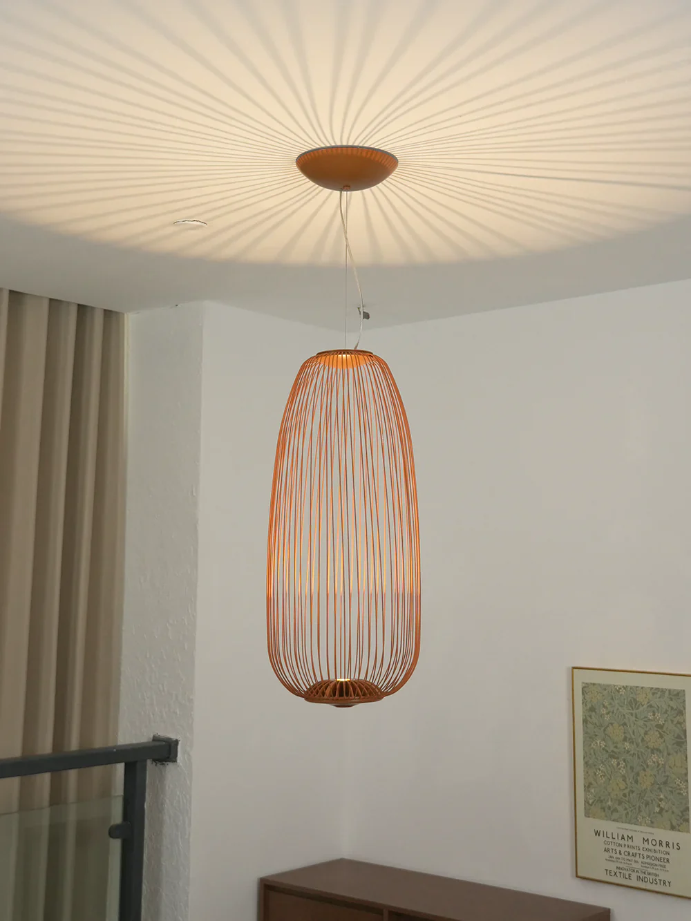 Lightweight Spokes Shaped Pendant Lamp - Image 11