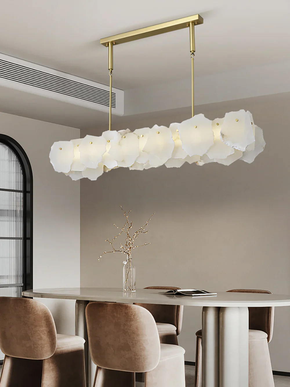 Linear Magari Alabaster Chandelier - Image 11