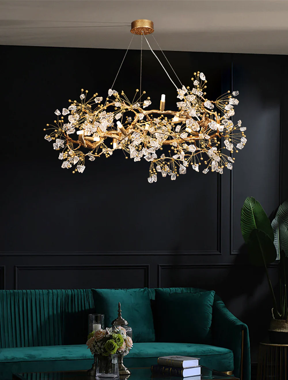 Lorna Berry Branch Shape Glass Chandelier - Image 15