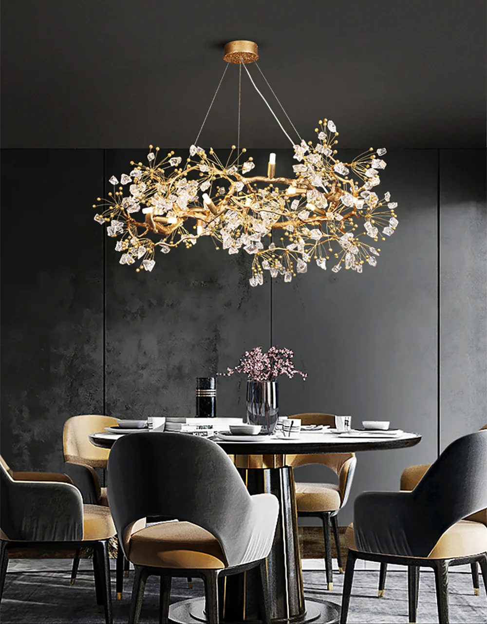 Lorna Berry Branch Shape Glass Chandelier - Image 19