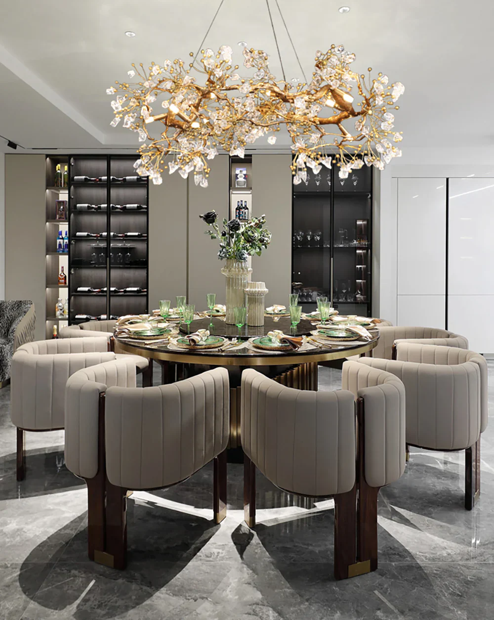 Lorna Berry Branch Shape Glass Chandelier - Image 21