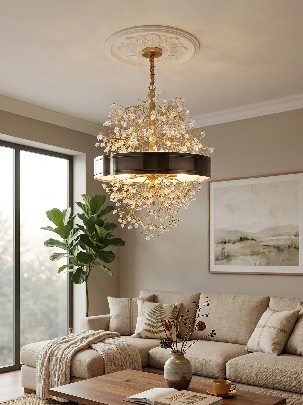Lorna Berry Branch Shape Glass Chandelier - Image 3