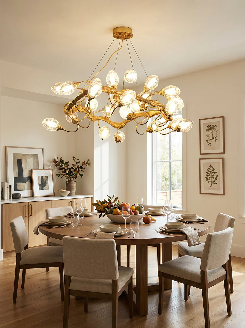 Lotus Brass Chandeliers - Image 2
