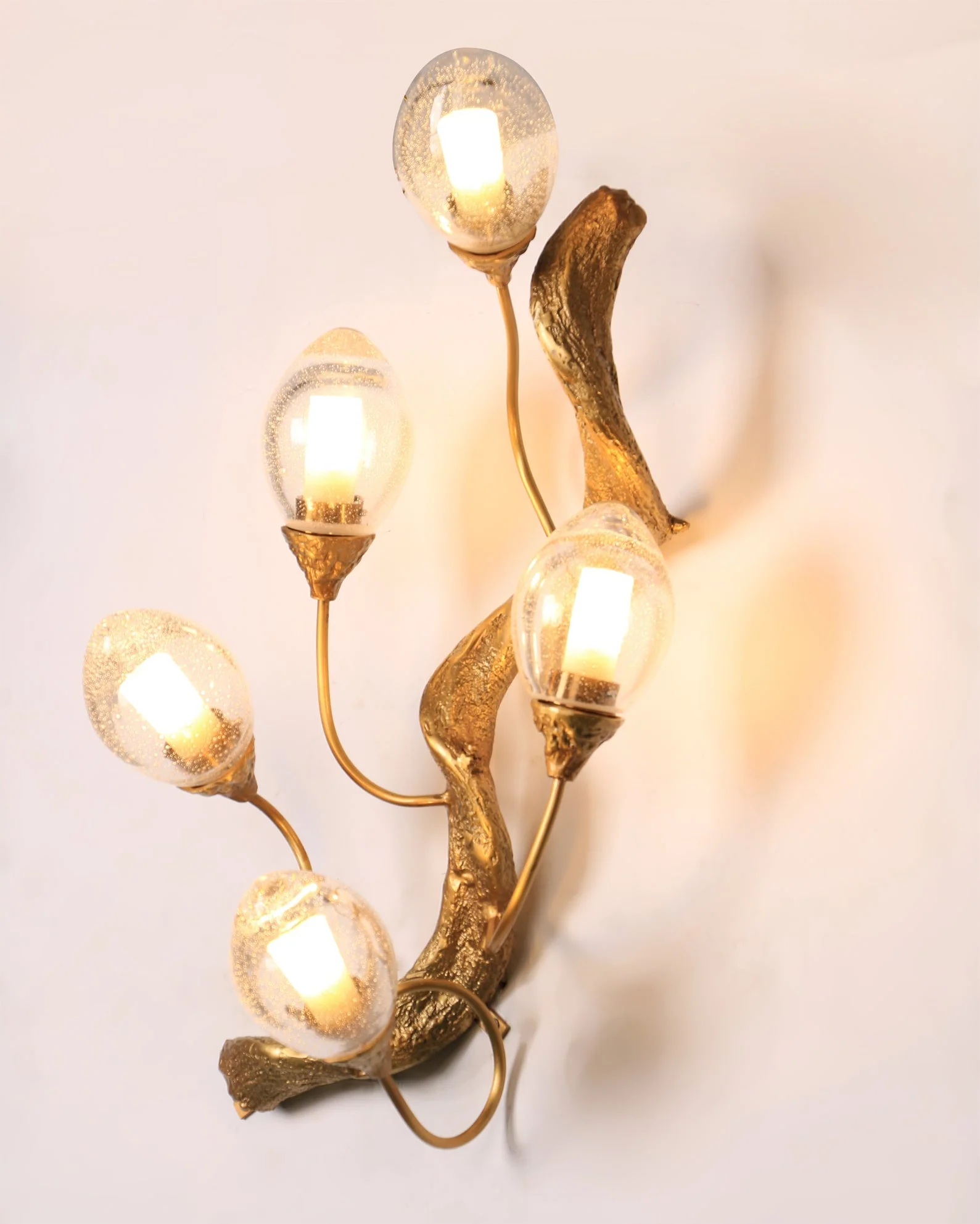 Lotus Brass Wall Lamp - Image 5