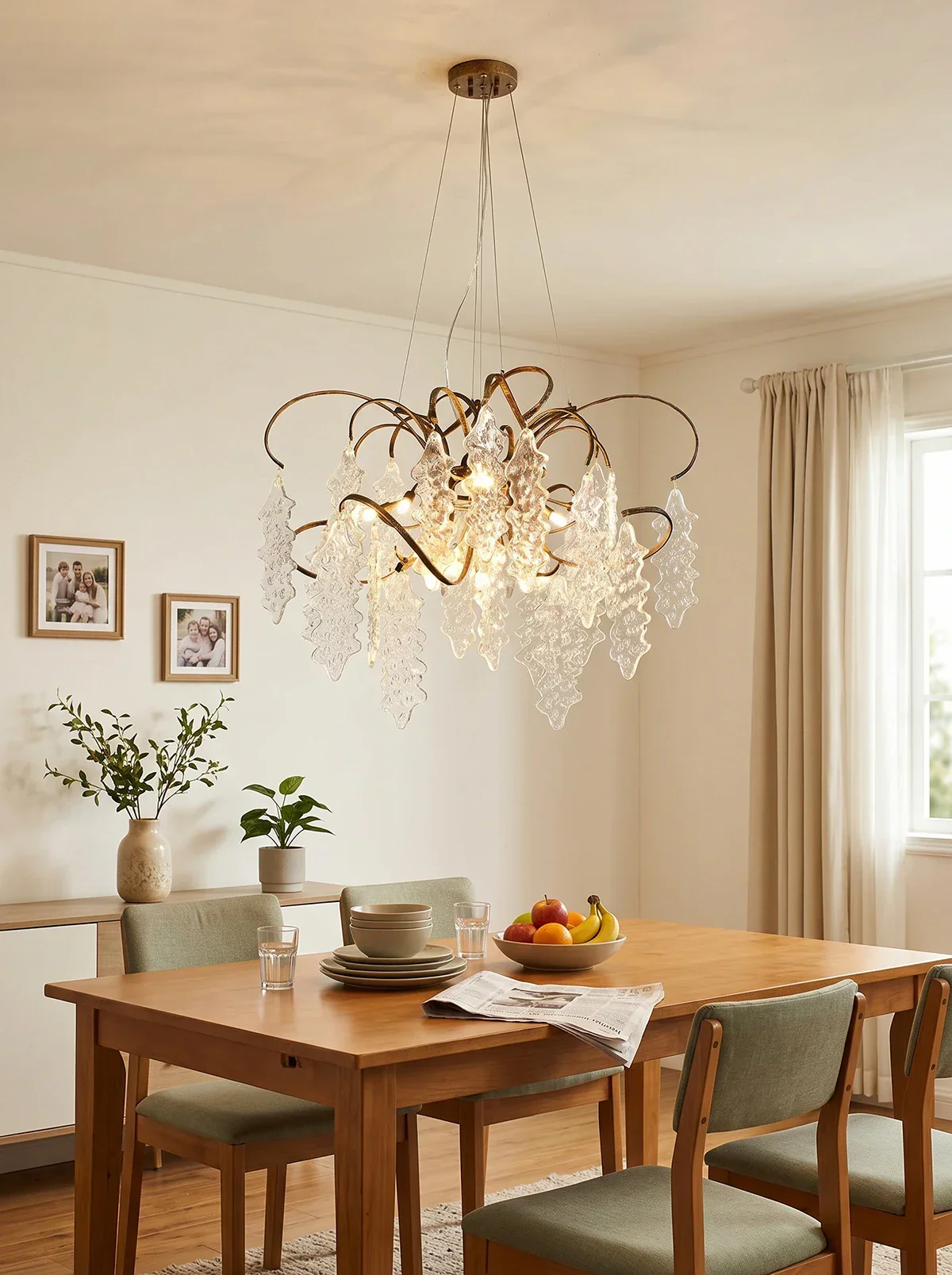 Luxury Niagara Round Glass Chandelier - Image 2