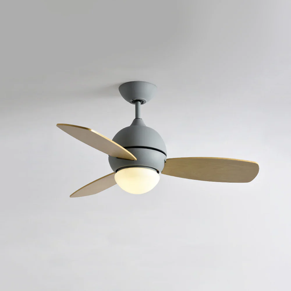 Macaron Wood Art Ceiling Fan Light - Image 12