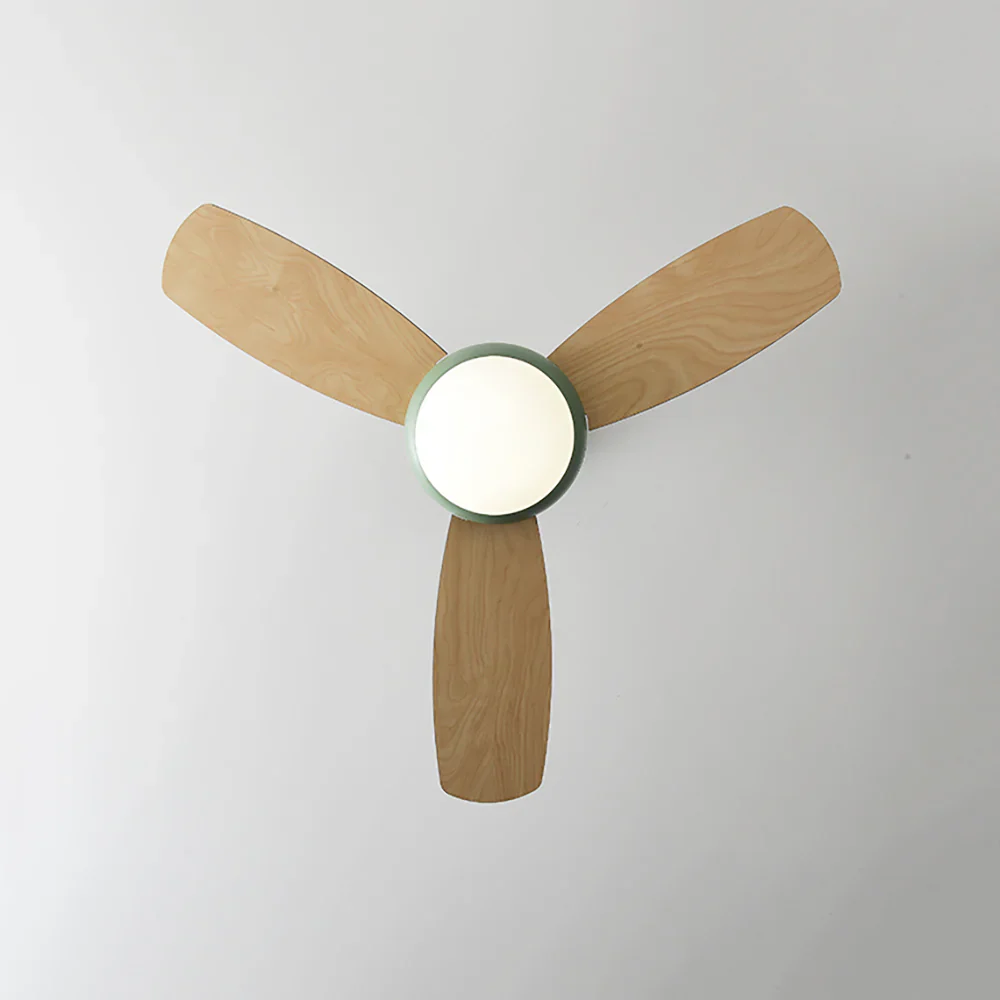 Macaron Wood Art Ceiling Fan Light - Image 15