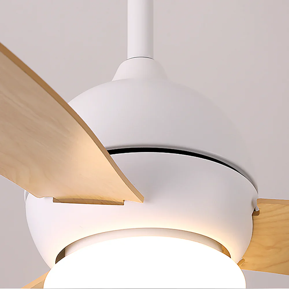 Macaron Wood Art Ceiling Fan Light - Image 16