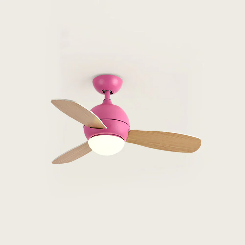 Macaron Wood Art Ceiling Fan Light - Image 18