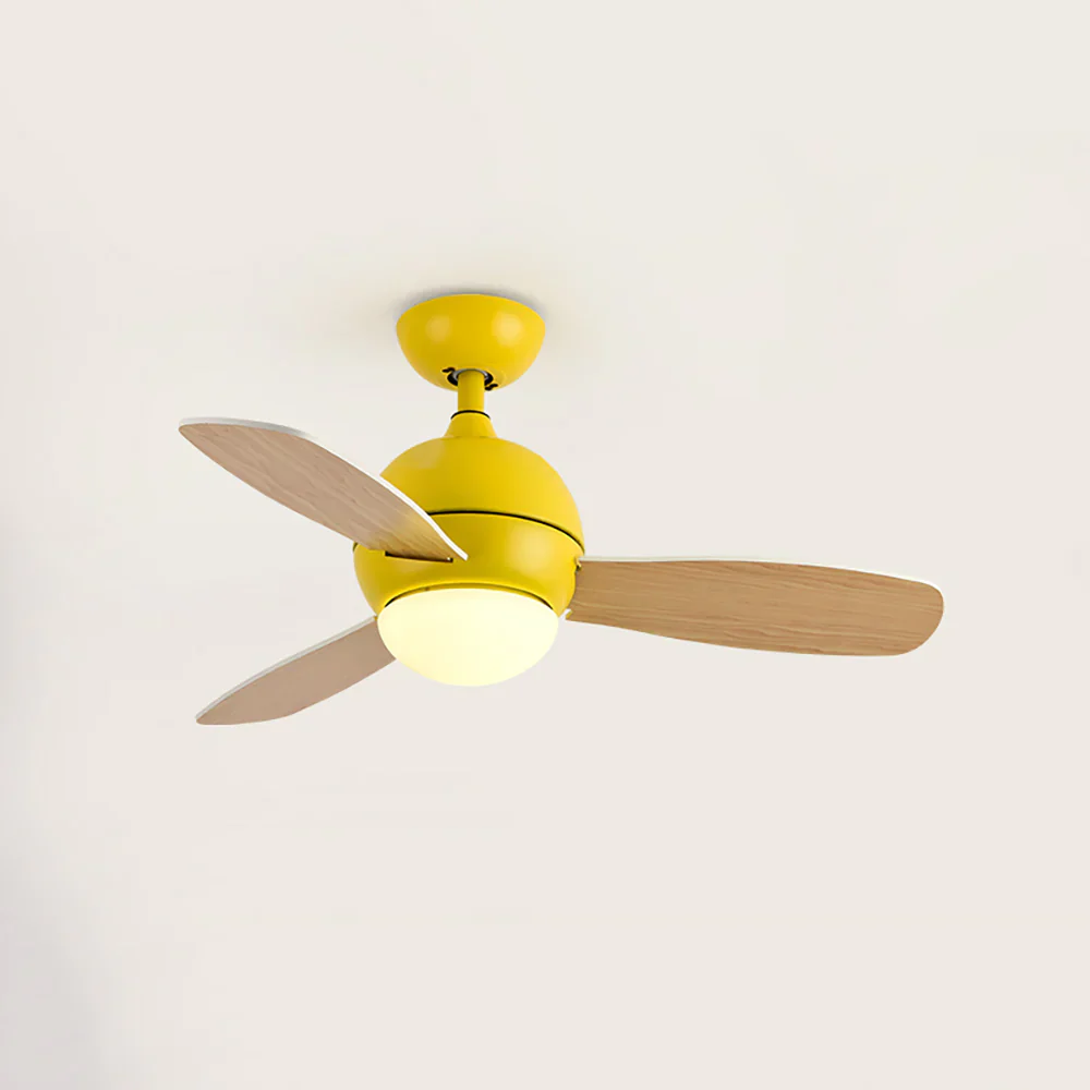 Macaron Wood Art Ceiling Fan Light - Image 20