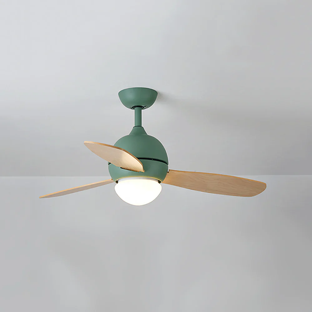 Macaron Wood Art Ceiling Fan Light - Image 23
