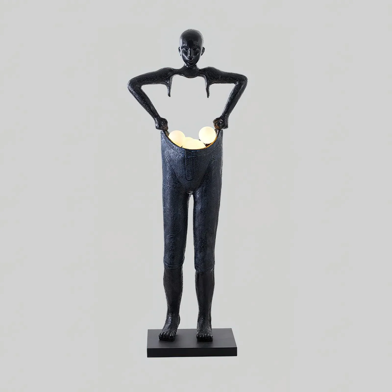 Man Carrying Pants Statue Floor Lamp - Image 16