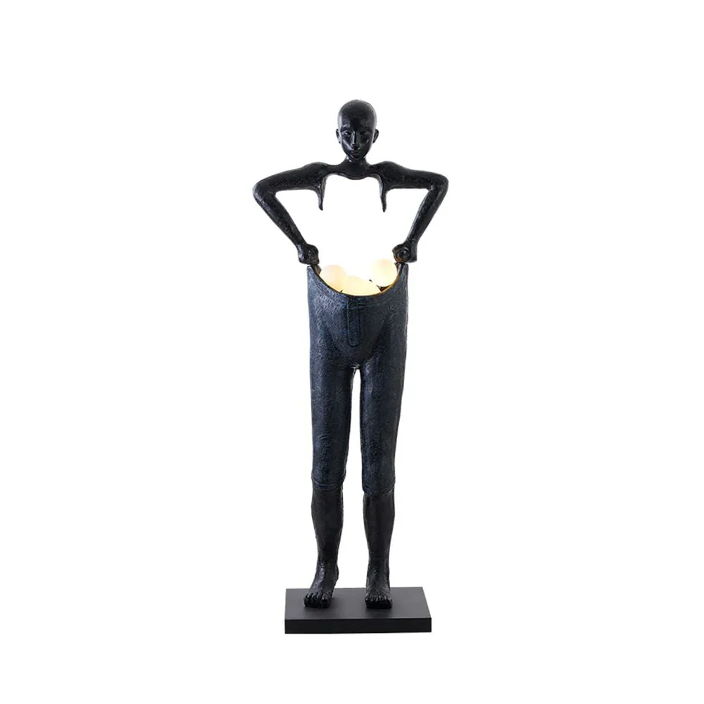 Man Carrying Pants Statue Floor Lamp - Image 18