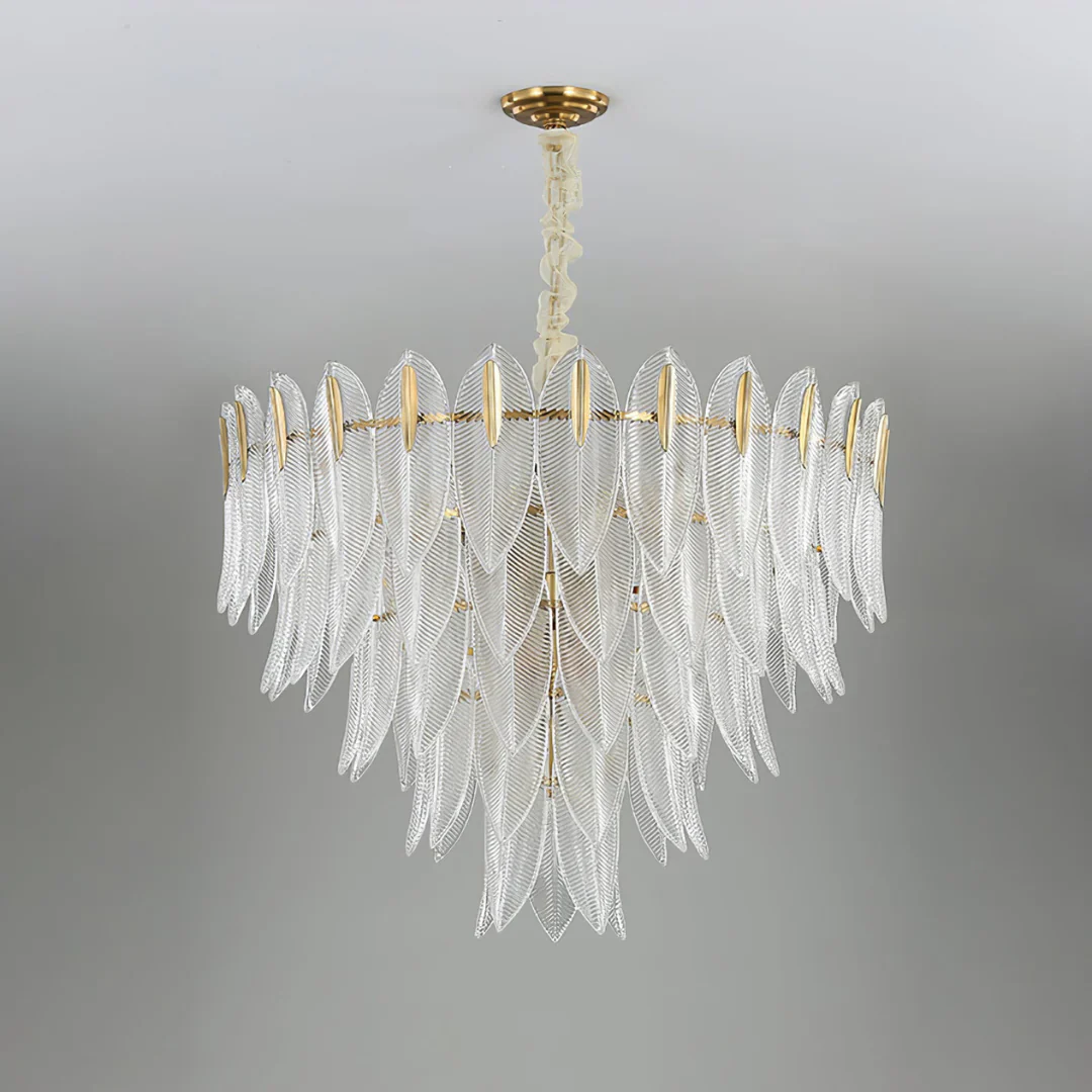 Marilyn Glass Feathers Chandelier - Image 15