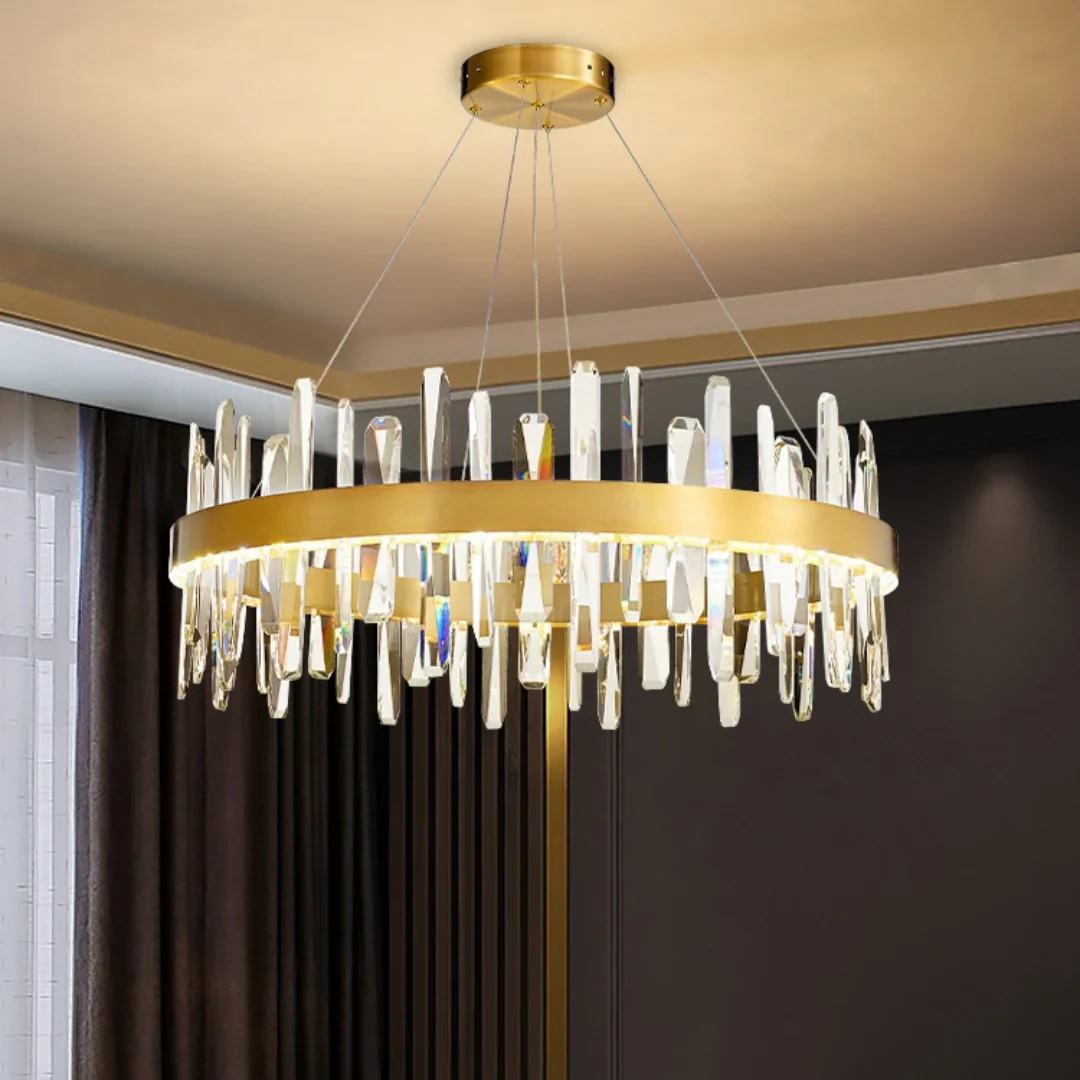 Marylin Modern Crystal Ring Chandelier - Image 6
