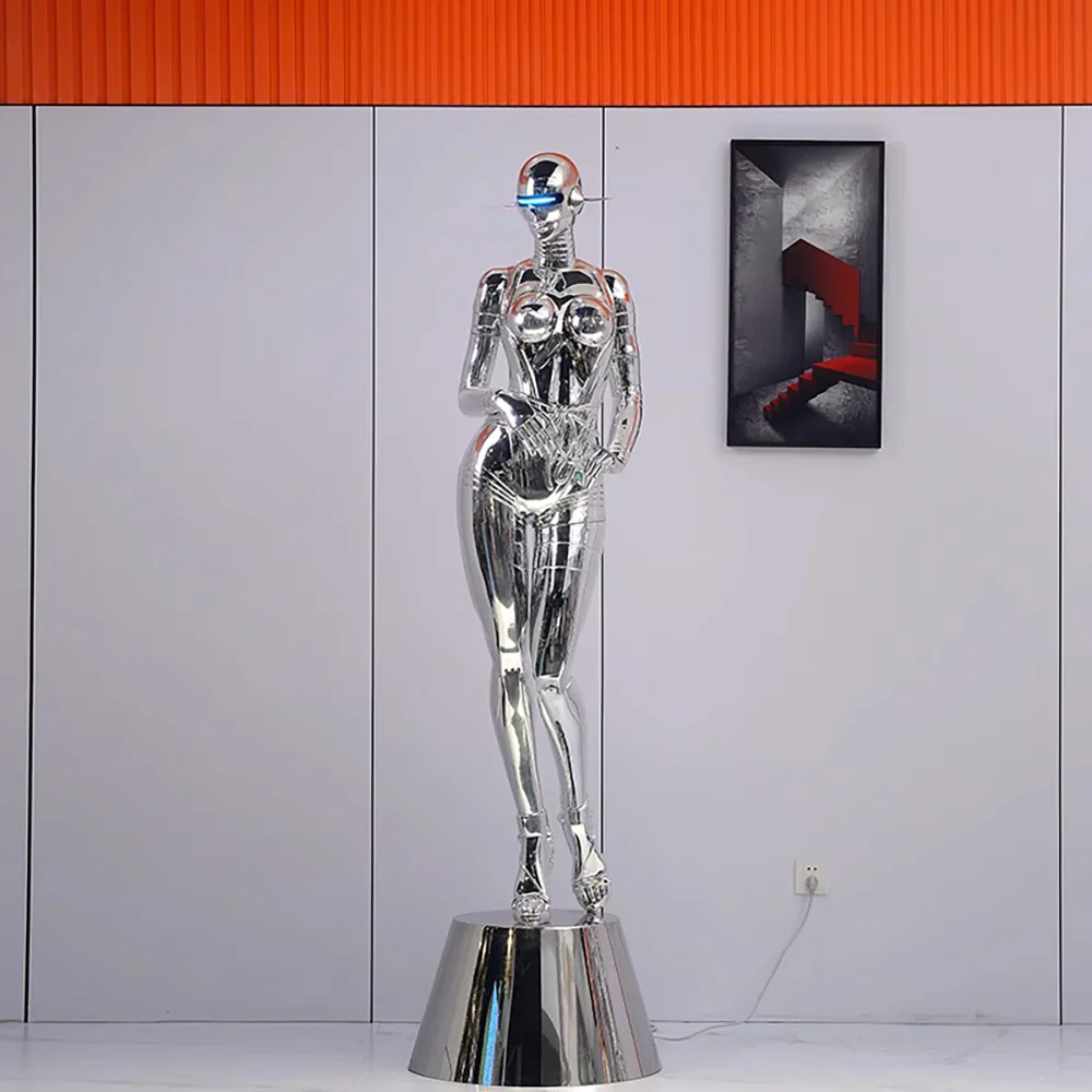 Mechanical Technology Goddess Sculpture Floor Lamp - Image 15